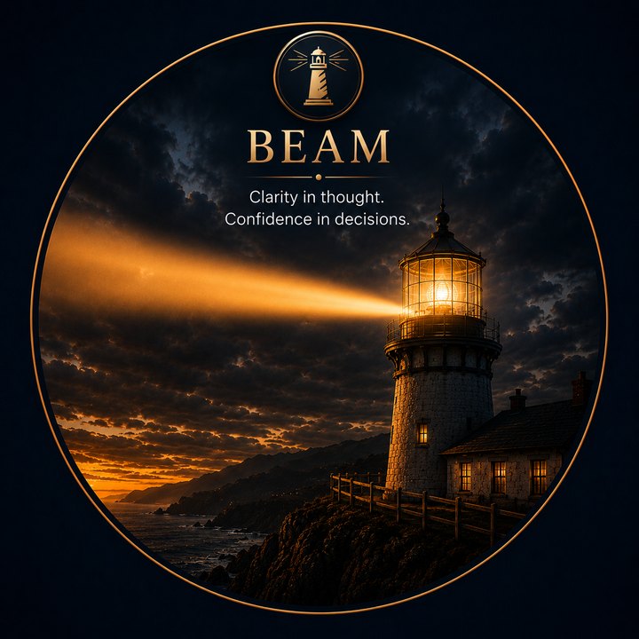 Beam - clarity in thought, confidence in decisions